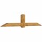 Ekena Millwork Eugene Rough Sawn Timber Gable Bracket, Western Red Cedar, 108"W x 22"H x 6"D x 6"F, 5/12 Pitch GBW108X22X0606EUG00RWR - alternate 5